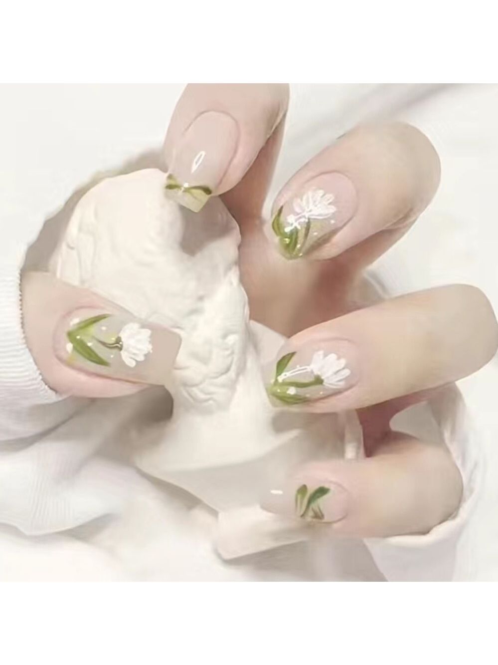 Fresh Flora - Nail Junkie - full artificial nail set